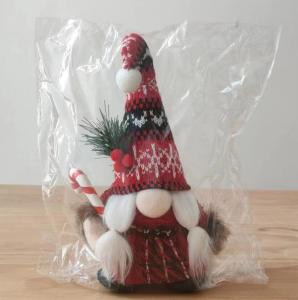 Wholesale Soft Plush Unisex Christmas Doll with Santa Hat Scarf And Boots from china suppliers