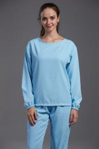 Wholesale Anti static ESD Cleanroom Garment Resuable Autoclave underwear blue color for class 100 or higher from china suppliers