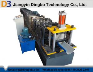 Wholesale 1000mm Coil Sheet Rain Gutter Making Machine With Panasonic / Siemens PLC Control System from china suppliers