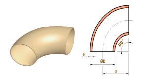 Wholesale Industrial Customized Copper Nickel Elbow 1/2&quot; 45 Degree Elbow from china suppliers