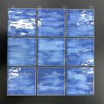 Blue Swimming Pool Mosaic Tile Square Shaped Kitchen Bathroom Floor Wall Tiles