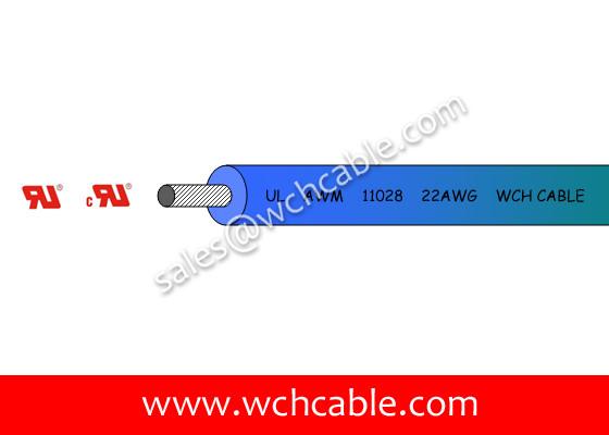 Quality 600V mPPE Wire UL11028 22AWG STR 17/0.16 OD1.3mm Black for sale