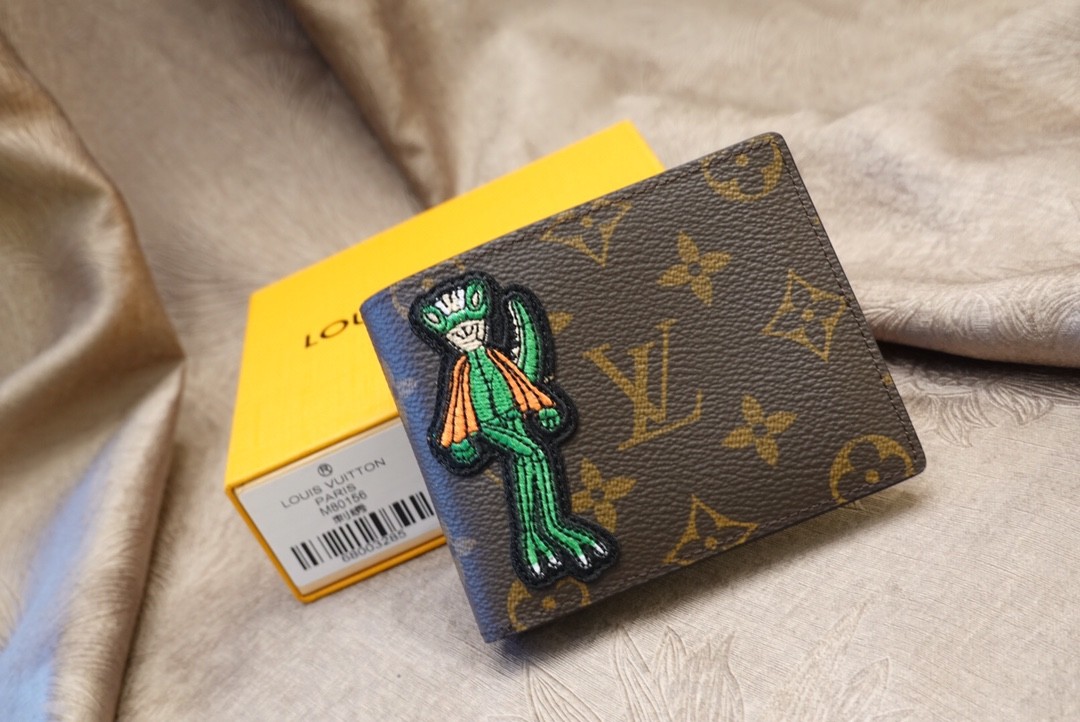 Cartoon Embroider Luxury Brand Wallet
