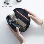 Half Moon Cosmetic Makeup Bag