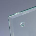 Bathroom Decorative Hollow Structure Clear Tempered Glass for Frameless Shower