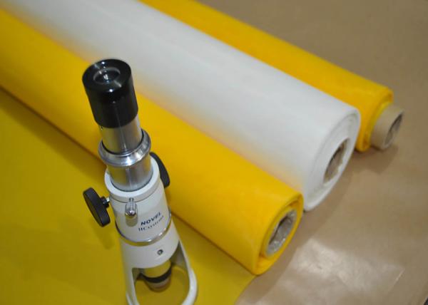 Quality 100% Polyester Screen Printing 280 Mesh Count Yellow Halftone Printing for sale