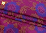 Bronzing Powder Ground Wool Cloth 100% Polyester Warp Knitted Printed