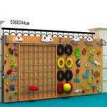 Custom Color Kids Climbing Wall For Outdoor Play In Parks And Yards Safe