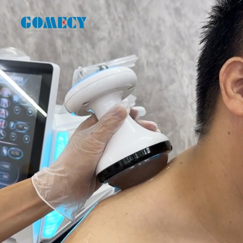 Focused Shock Wave Therapy Machine EMFOCUS Regeneration Therapy for Pain Relief 1-8 Bar Intensity Progress