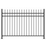 Factory Price Metal Fence Privacy Galvanized Steel Fence Panel