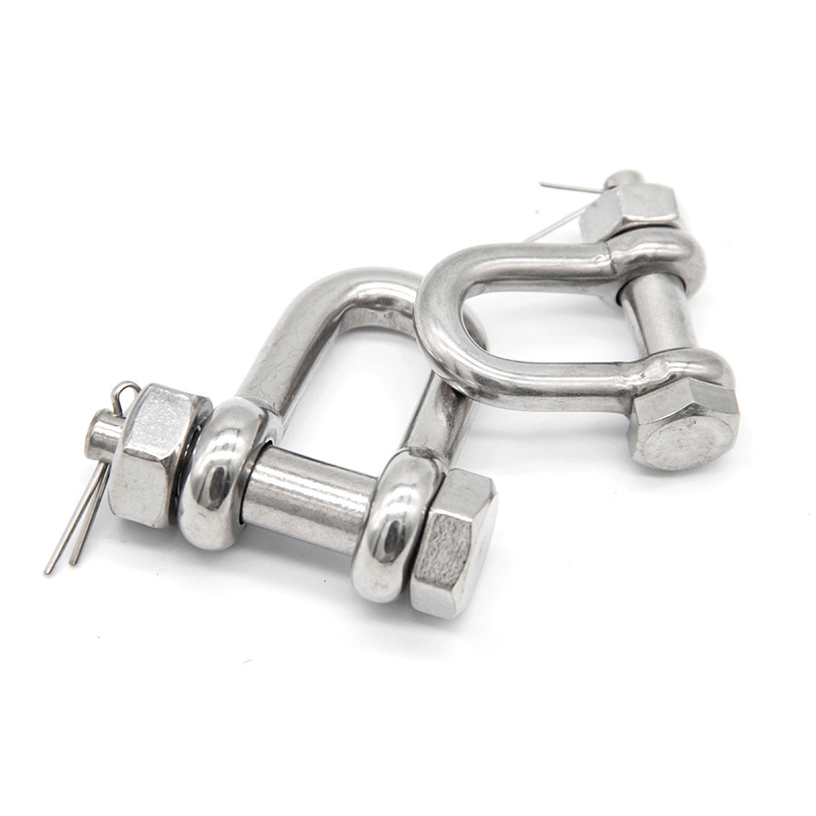 Hardware American D Type Ss304 Steel Shackles With Safety Pin