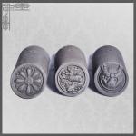 Asian Style Japanese Roof Tiles Traditional Matte Grey Eaves