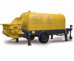 Hydraulic Secondary Constructional Portable Concrete Pump 30mm Max Aggregate