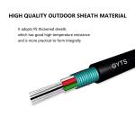 G655 GYTS Optical Fiber Armored Cable With PE Jacket Outdoor Armored Cable