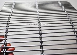 China Curtain Coil Drapery Decorative Wire Mesh Stainless Steel / Aluminum Materials on sale