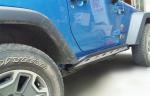 Poison Spyder Nerf Bar For Wrangler 2007 - 2017 JK , Steel Side Step Bar