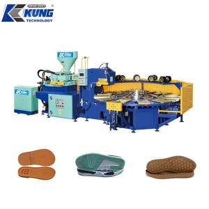 Wholesale 12 Working Stations Pvc Slipper Soles Making Machine Full Automatic Rotary Plastic Injection Molding Machine from china suppliers