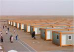 White And Orange Steel Storage Containers For Larage Scale Competition Area