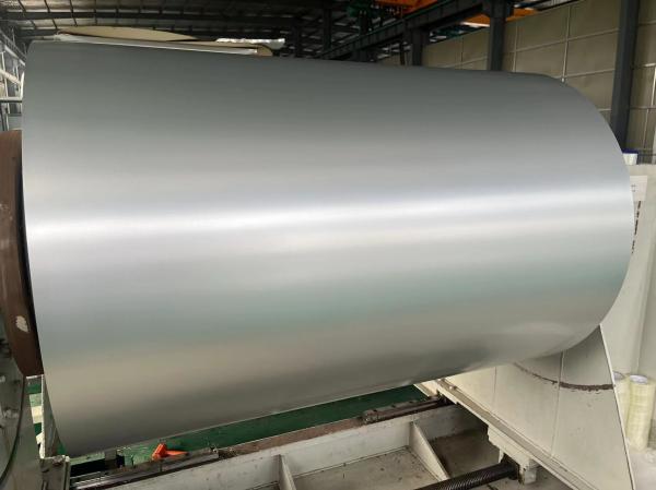 Alloy 8011 H14 Silver Color Coated Aluminum Sheet 0.23mm Thick Food Grade Pre