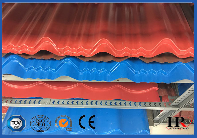 Step Tile Roll forming machine with Mitsubishi PLC & converter