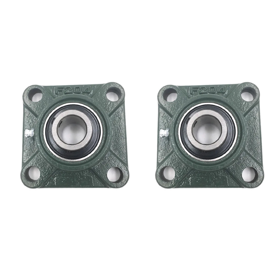 Construction Flange Units Mounted 20mm F204 Flange Bearing Pillow Block For Tractor