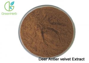 China Men'S Sex Enhancer Pure Deer Antler Velvet Extract Brown Fine Powder on sale