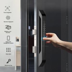 China Tuya Partition Smart Sliding Door Lock Fingerprint Card Password Smartphone Access on sale