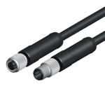 M5 Male Straight Molding Circular Waterproof Connector For Sensor
