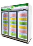 Customization Low E Glass Upright Commercial Beverage Cooler Rapid Cooling