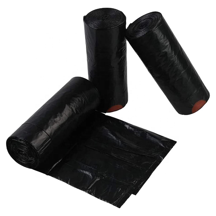 Black Heavy-Duty Plastic Bags 3 Mil Black Contractor Heavy Duty Garbage Bags
