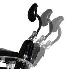 Adjustable 8 Position 250x170mm Wheelchair Folding Headrest