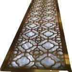 Stainless Steel Decorative Perforated Partition Panels Indoor Screens Room