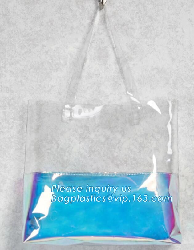 Summer Beach Bag Pvc Clear Transparent Purse Knitting Small Shoulder Bags Designer Jelly Bag, Handbag Fashion Shoulder B