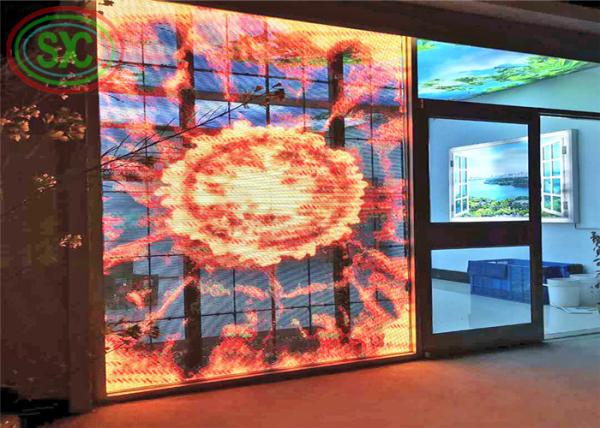 Light Weight Aluminumn Frame SMD1921 Transparent LED Screen transparent led