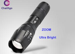 China 800LM Rechargeable Led Flashlight / Brightest Handheld Flashlight CREE XML T6 Adjustable ZOOM on sale