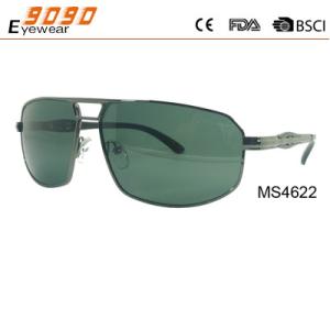 Wholesale Sunglasses with metal frame, new fashionable designer style, UV 400 Protection Lens from china suppliers