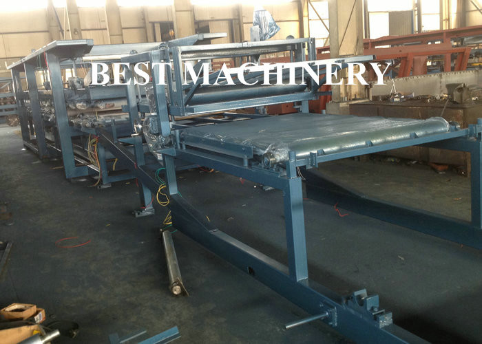 PU Rock Wool EPS Continuous Sandwich Panel Making Machine PLC Control System