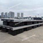 Marine Ship Floating Dock Aluminum Pontoon Dock Pontoon Wooden Jetty Pier