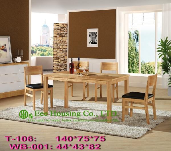 Solid Wood Dining Chairs,Solid Wood Dinning Table Furniture With Chairs/Home