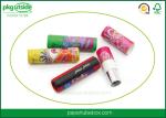 Handmade Round Paper Box , Colorful Printed Kraft Cylindrical Cardboard Tubes