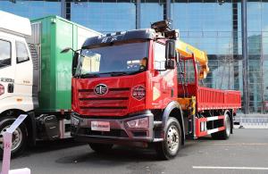 Wholesale Pickup Truck Mounted Crane FAW J6L 220hp XCMG Straight Arm Crane 8 Tons Brand New from china suppliers
