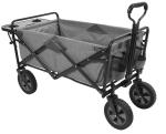 Green Heavy Duty Foldable Wagon Hand Truck with Universal Wheels and Load