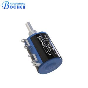 Wholesale 20mm Shaft Multiturn Wirewound Potentiometer Precision 100 ohm WXD3-12 from china suppliers