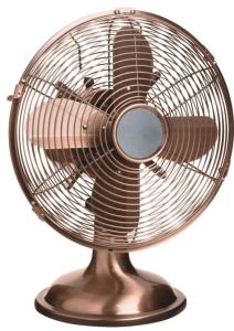 Wholesale SAA 12inch metallic Retro Table Fan strong air cooling with Adjustable tilting fan head from china suppliers