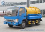 6000L Sinotruk Howo Light Series Sanitation Truck , 4x2 Vacuum Sewage Suction