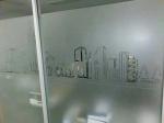 100mic Self Adhesive Frosted Window Film for bathroom privacy protection