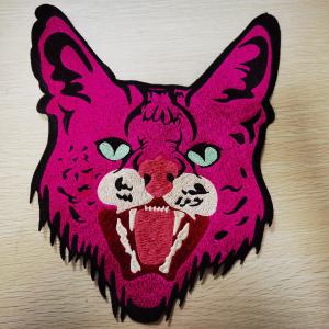 Wholesale Support Custom Designer Clothing Embroidery Patches Leopard pattern from china suppliers