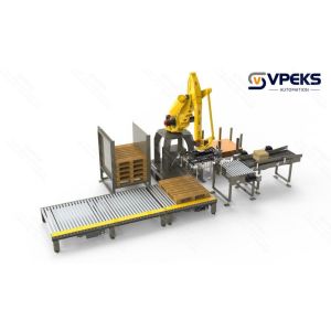Wholesale Fully Automatic Robotic Palletizer Machine For Bag Palletizing from china suppliers