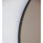 Round Shape Customized Logo Bronze Double-Coated Silver Glass Mirror for