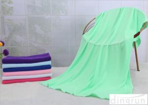 Wholesale 70*140cm Custom Printed Microfiber Cloth , Green Microfiber Towels For Cars from china suppliers